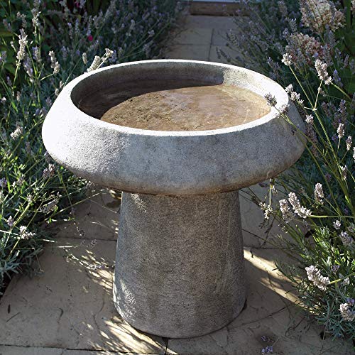 Statues & Sculptures Online Garden Birdbath Feeder - Modern Stone Bird Bath