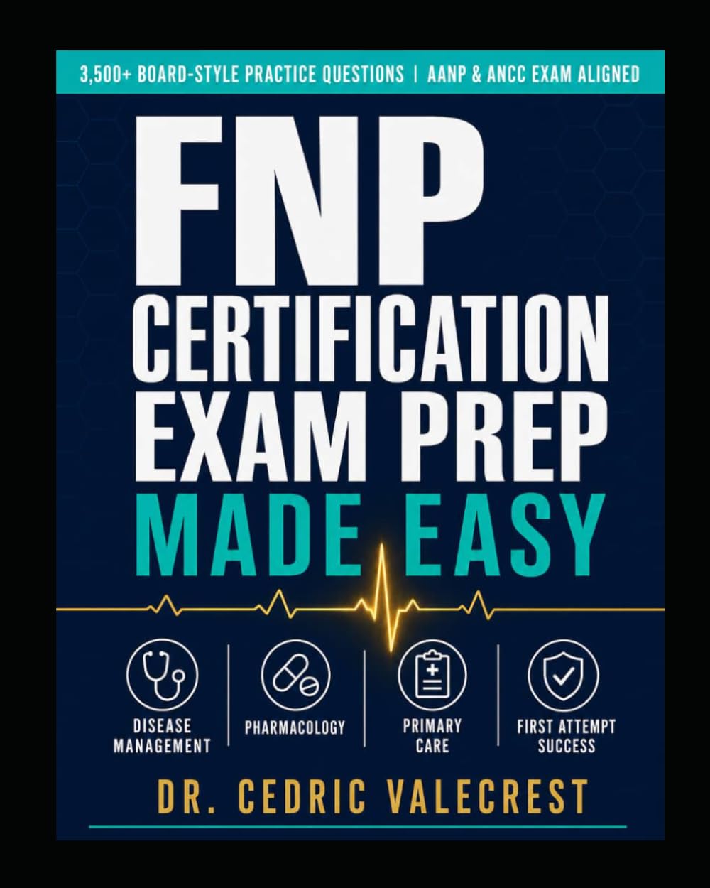 FNP Certification Exam Prep Made Easy: 3,500+ Board-Style Practice Questions with Rationales, Disease Management, Pharmacology, and Primary Care ... AANP and ANCC Boards on the First Attempt