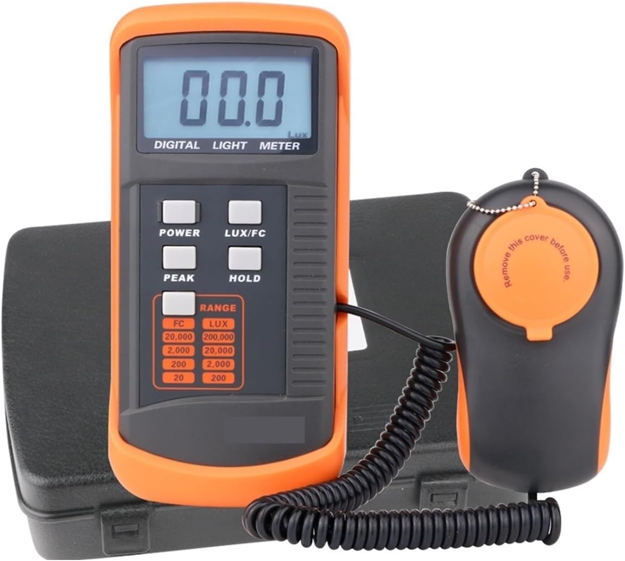 Photographic Light Meters Digital Lux Meter 200,000 Lux Digital LCD Light Meter Measuring Tools Max Min Illuminometers Photometer for Plants Aquarium Light Tester