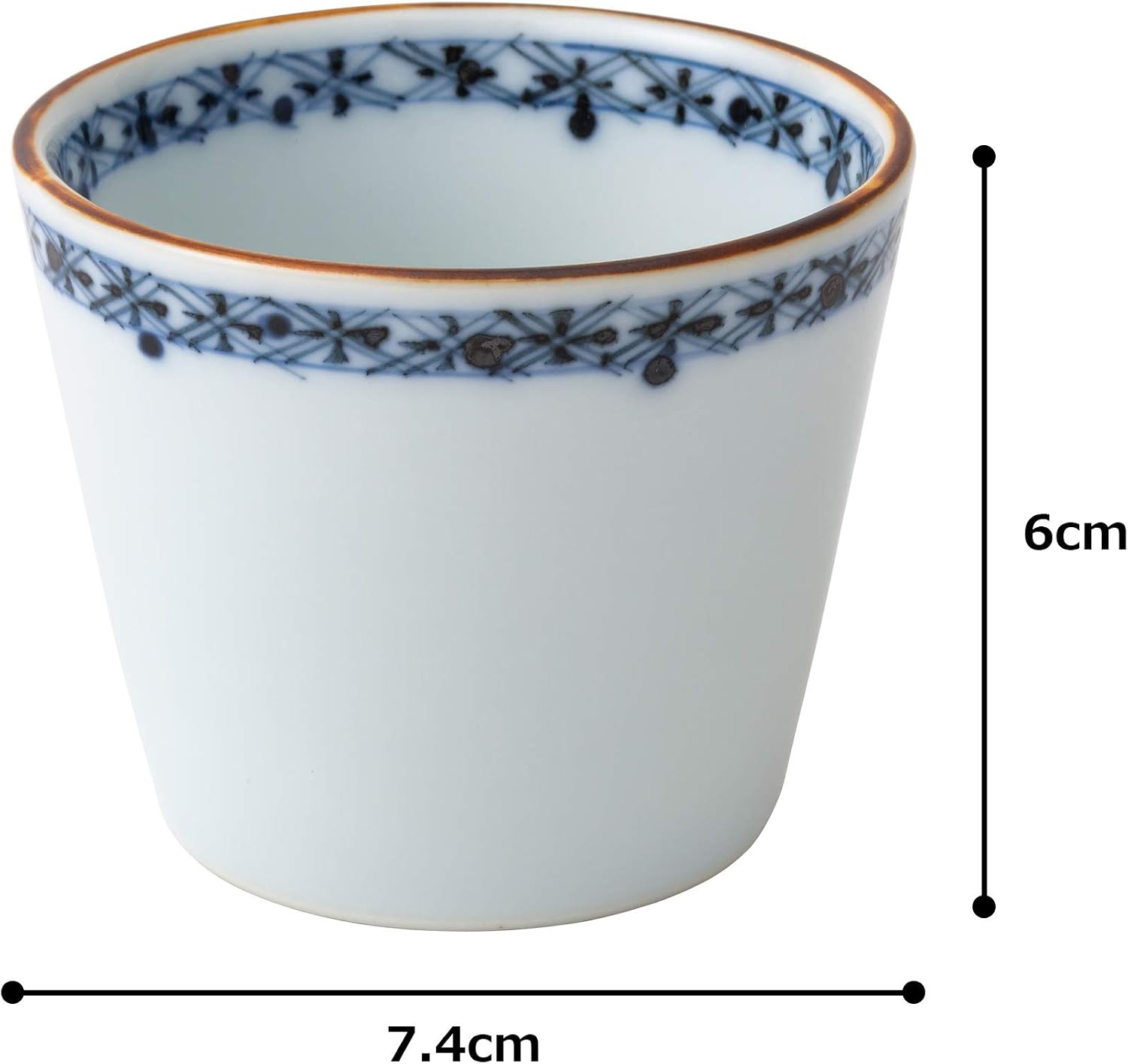 西海陶器(Saikaitoki) Yoshida Ware 60439 Soesen Seikusho Buckwheat Inoguchi Uchi Crest