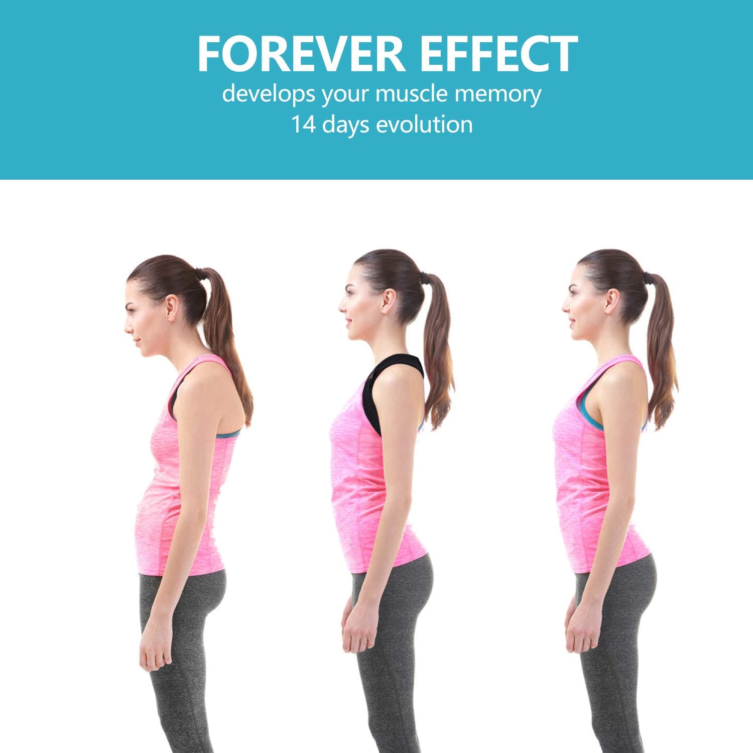 (2021New) Posture Corrector for Women Men - Posture Brace Adjustable Back Straightener, Comfortable Upper Clavicle Support Device for Thoracic Kyphosis and Back Pain Relief (New (26-48))