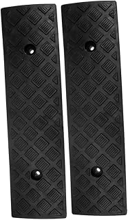 minkissy Rampa para Entrada de Vehículos Accesorio 2 Piezas Rampas para Automóviles de Alta Resistencia Almohadilla de Pendiente para Color Negro 3 Cm de Alto