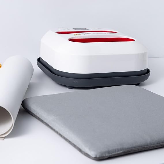 YWBL-WH Heat Press Machine Mat Mat, 12x12 Inch Non Stick Fireproof Ironing Pad for Easy Press 2, Pressing, HTV Insulation Transfer Projects, Suitable for Sewing, Quilting, Embroidery