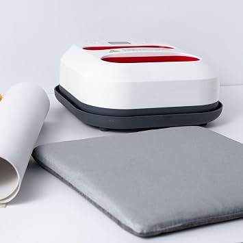 YWBL-WH Heat Press Machine Mat Mat, 12x12 Inch Non Stick Fireproof Ironing Pad for Easy Press 2, Pressing, HTV Insulation Transfer Projects, Suitable for Sewing, Quilting, Embroidery