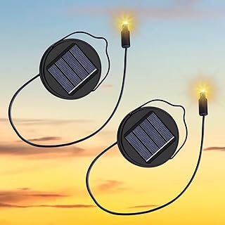 2Pack Solar Lights Replacement Parts with Rechargeable Battery AA 600mAh...