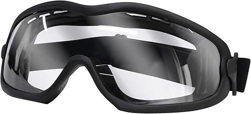 Miniatura 9 de Qavctw Airsoft - Gafas tácticas de seguridad para disparos, lentes transparentes, protección para los ojos, para disparar, caza, paintball