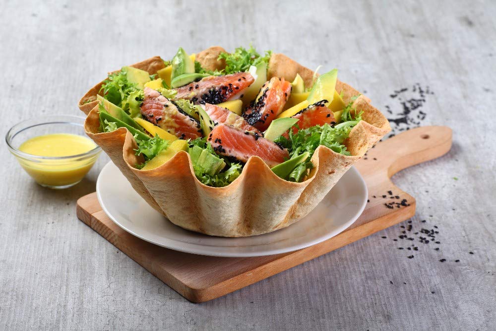 Piatti di pane commestibili, Cestino Grande - 21 cm diametro, 240 cestini