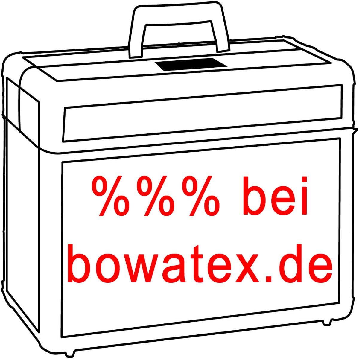 Trolley Stoffkoffer Großer 76 cm Leichter 3,8 kg Rollen Reisegepäck Rot Bowatex