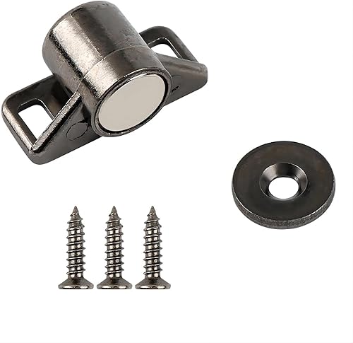 Miniatura 7 de Paquete de 2 cierres magnéticos para puerta de gabinete con imanes para cierre de puerta de gabinete cierre magnético de puerta de armario de cocina