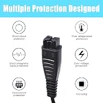 5.4V Charger for Panasonic Shaver Charger, Replacement for Panasonic Arc3 Arc4 Arc5 Arc6 Electric Razor Power Cord Adapter