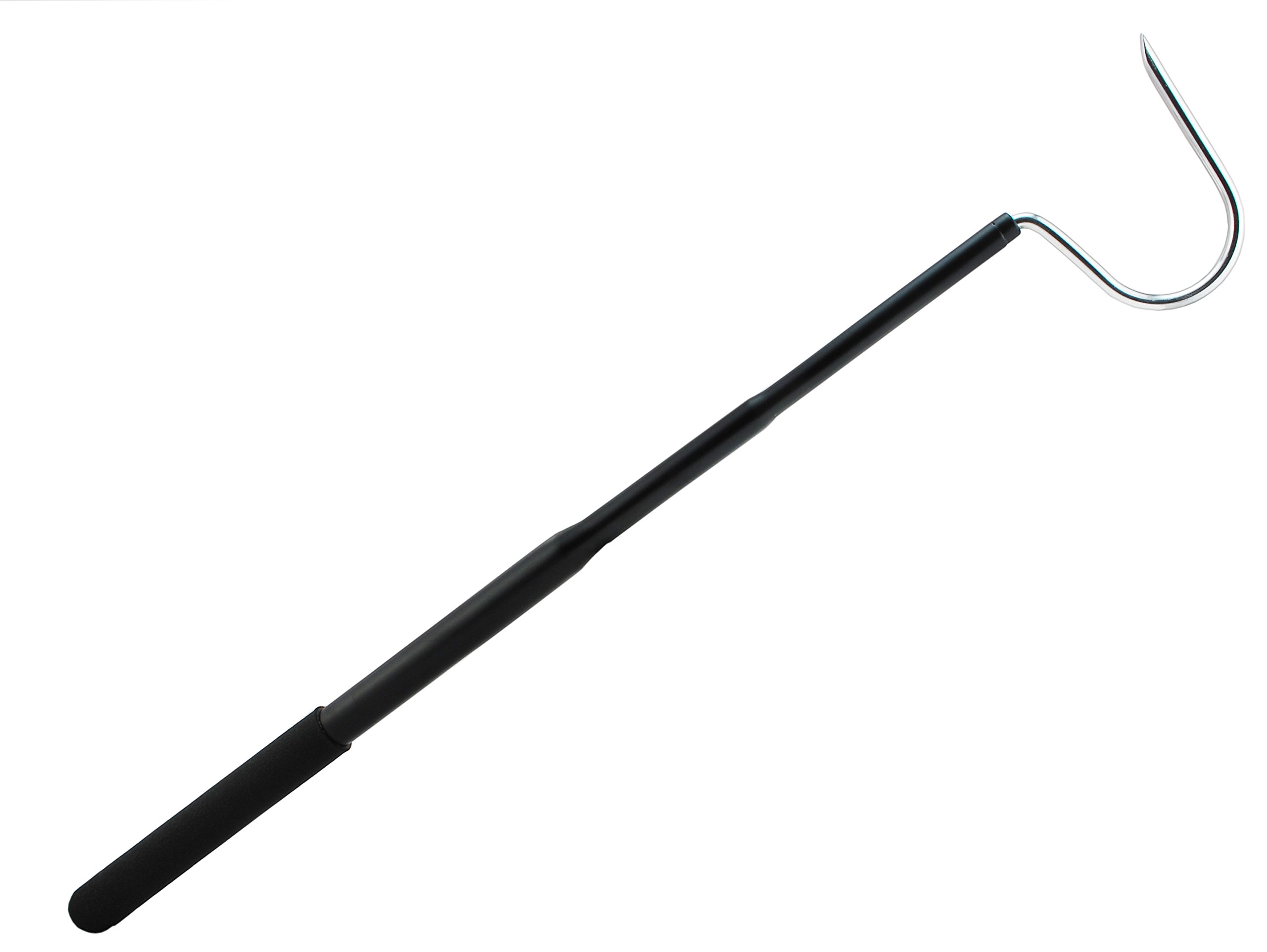 TropicShop Schlangenhaken mit Golfschlägergriff - Extra Stabile Ausführung (75cm - Länge)