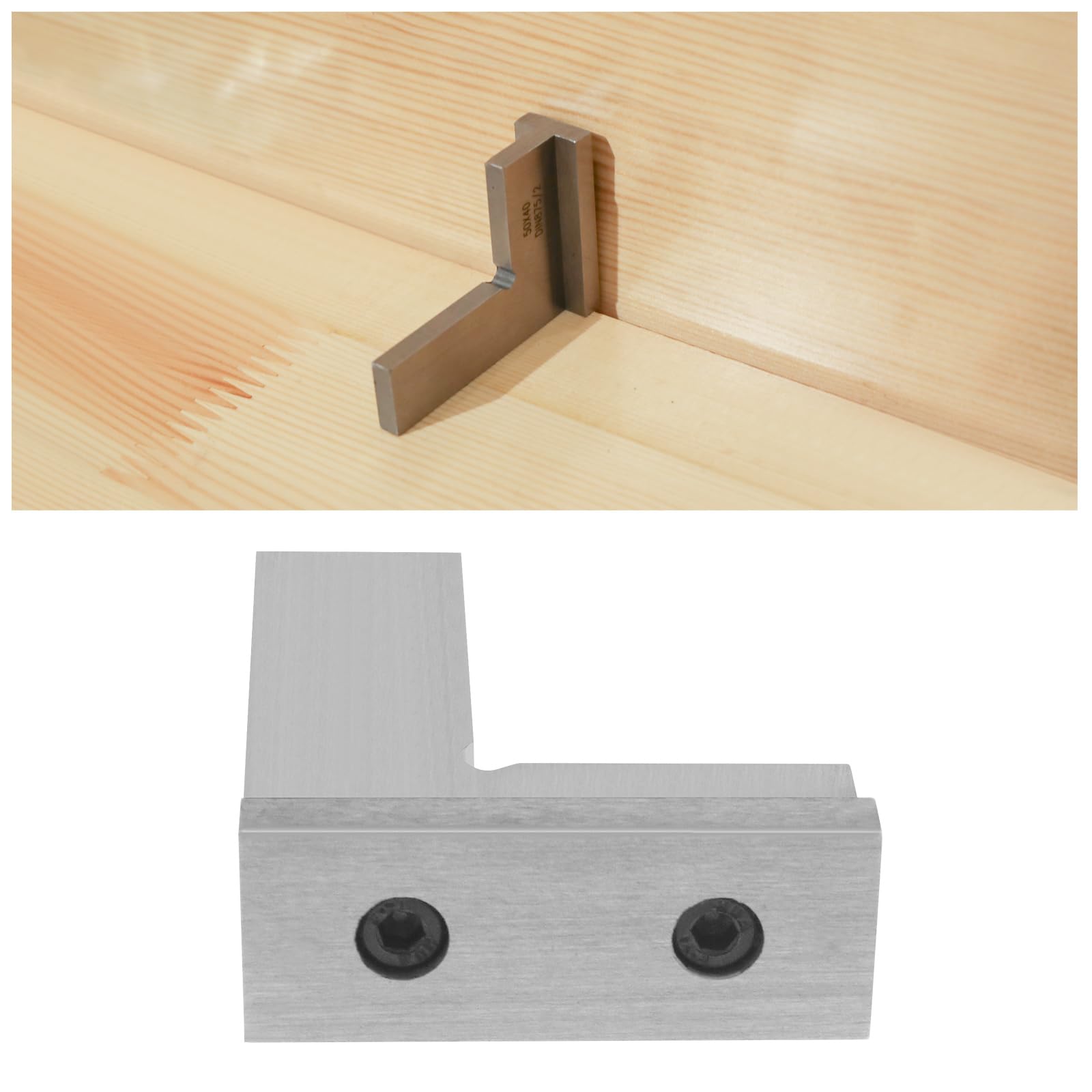 Regla Escuadra de Ingeniero Precisión DIN875/2 Acero al Carbono 50x40mm
