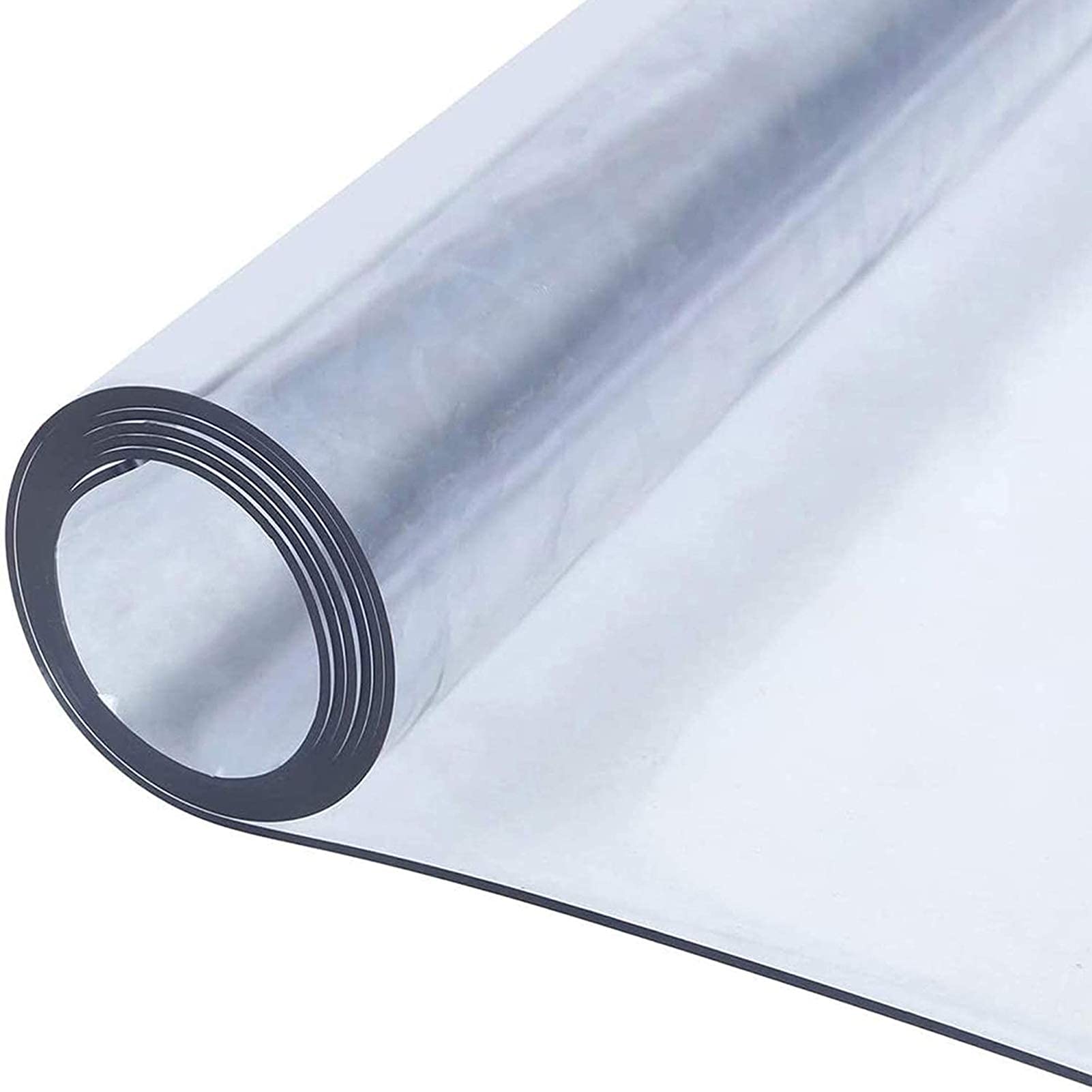 Alfombrilla transparente para sillas para suelos de madera, protector de PVC antideslizante de 70 x 180 cm, alfombra para oficina en casa, protección transparente del suelo, resistente, fácil de