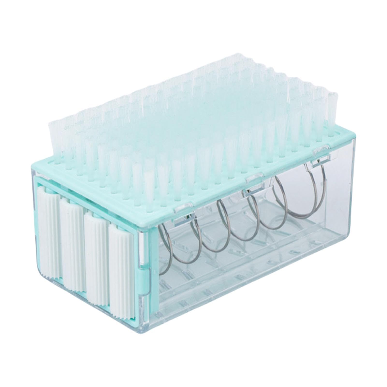 Foaming Soap Box | Multipurpose Bathroom Soap Dish Portable Travel Soap Case Foaming Soap Bar Holder Soap Lather Laundry Box with Roller Foaming Brush | for Clothes Shoes Socks