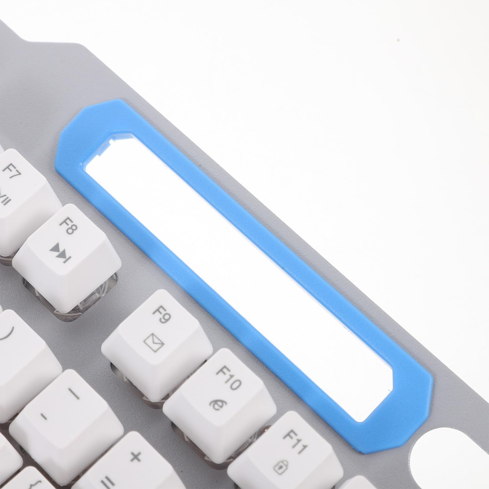 Set Tastiera e Mouse Ergonomici Portatile in Metallo Argento, Ricaricabile Usb, Plug And Play per Computer e Laptop