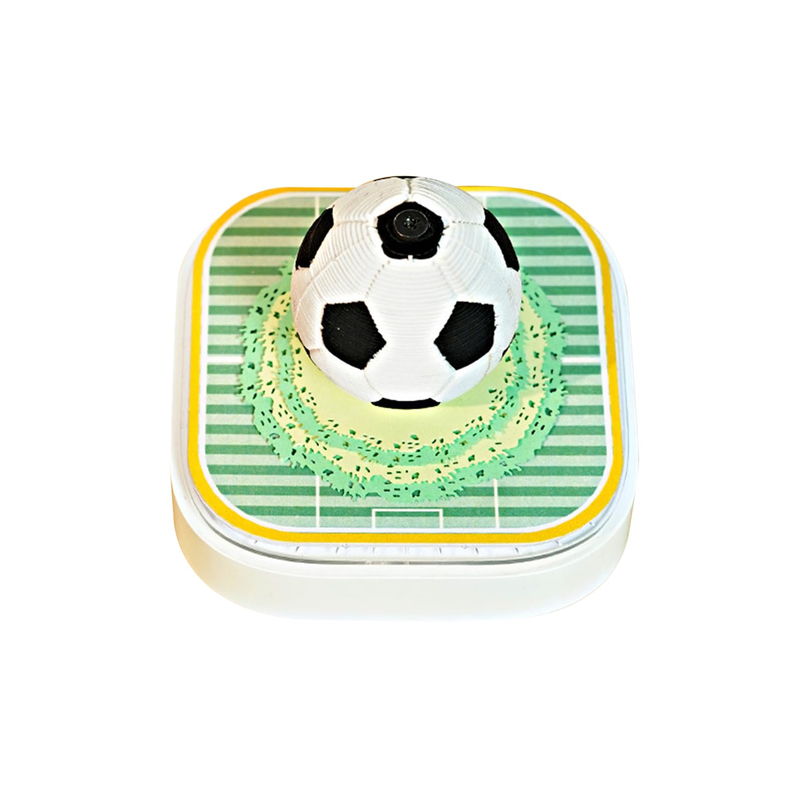 Calendrier 3D 2026 bloc-notes sculpté football éclairage LED carnet de notes - 8