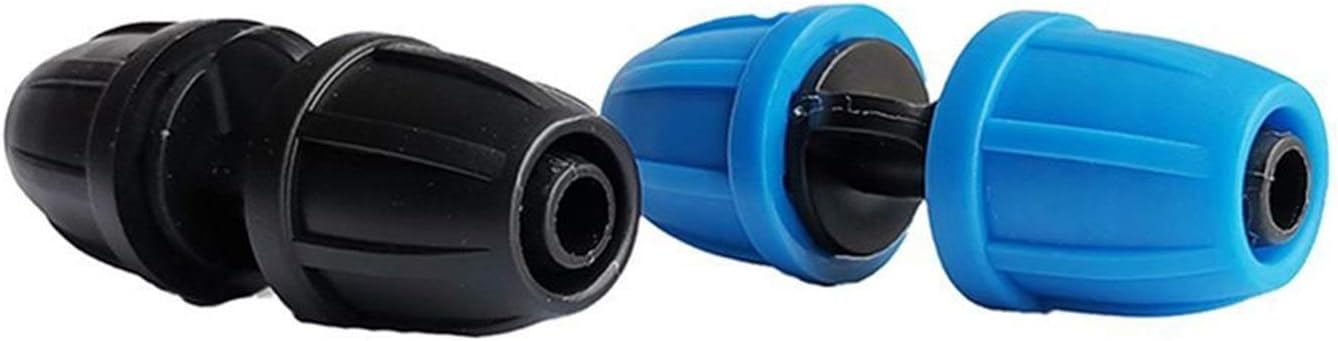 ガーデン芝生スプリンクラー灌漑システム 5個 8 / 11mm ホース修理コネクター 3/8インチ ガーデンホース 2ウェイ バーブ