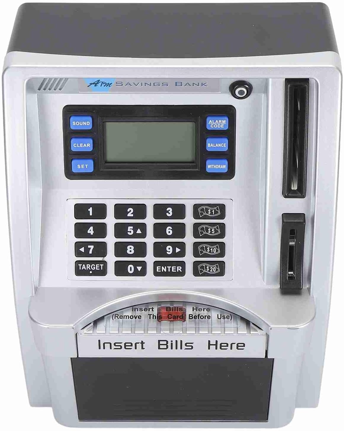 Amazon.co.jp: 電子貯金箱 | 漫画のミニ ATM 貯金機,個人パスワードと顔認識ロック解除、自動スクロールコインバンクを備えた子供向けのお金を節約する銀行  Hegang : おもちゃ Akozon 電子ATMピギーバンククリエイティブパスワード保護されたキャッシュコインバンクセル ...