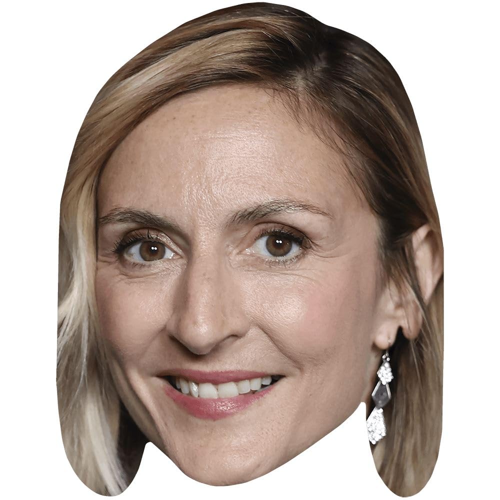 Camille Chamoux (Smile) Celebrity Mask, Flat Card Face, Fancy Dress Mask