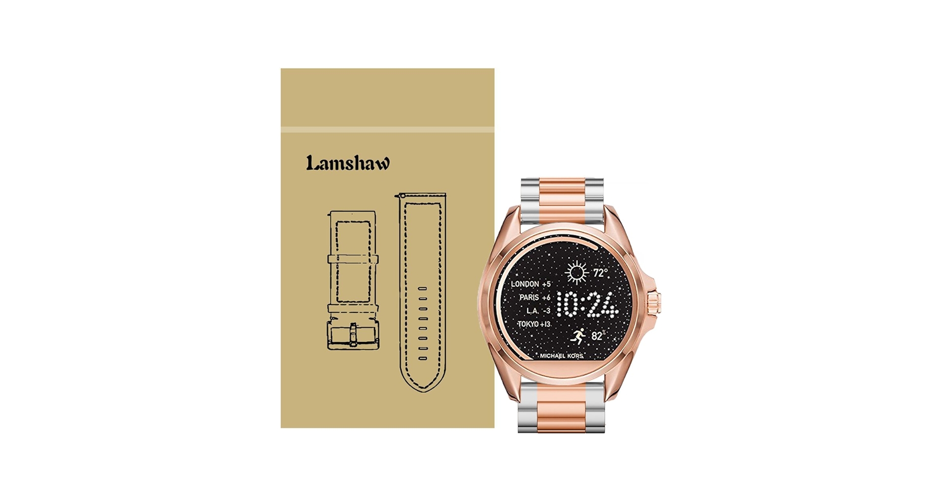 Amazon.com: for Michael Kors Access Bradshaw Bands, Lamshaw
