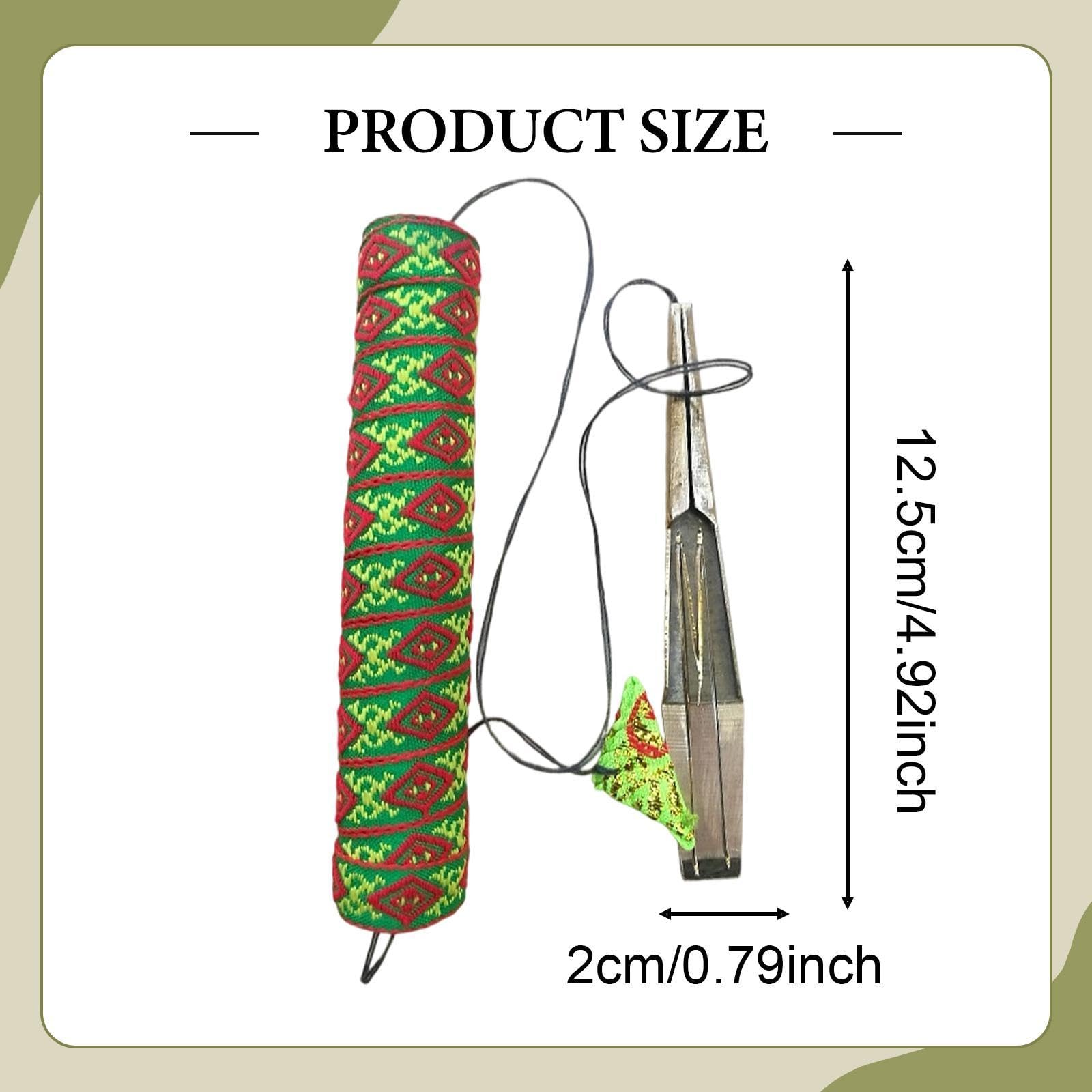 Jew's Harp Viet Nam Strumento a Fiato Bocca Hmong Portatile in Ottone Facile Da Suonare con Suono Brillante Adatto per Bambini Adulti Regalo Amb, Doppia Lingua Piccola