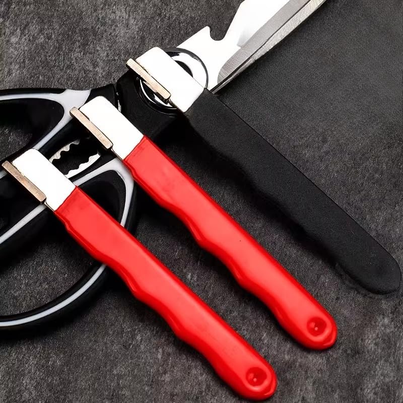 2Pcs Knife Sharpener Handheld Knife Grinding Stone Portable Quick Alloy Steel Sharpeners for Axe Scissors Kitchen Garden Tools