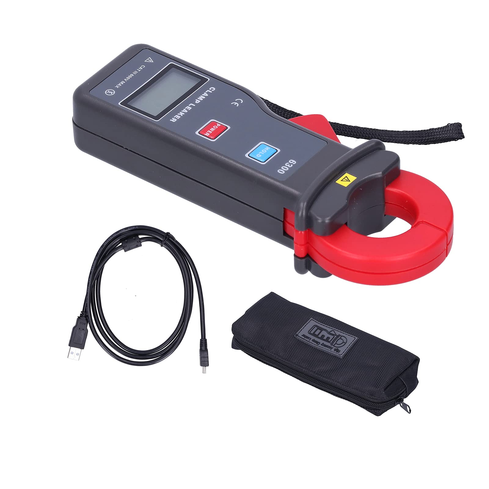 Strommesszange Zangenstrommesser LCD-Anzeige Leckstrom Zangenmultimeter mit USB-Schnittstelle