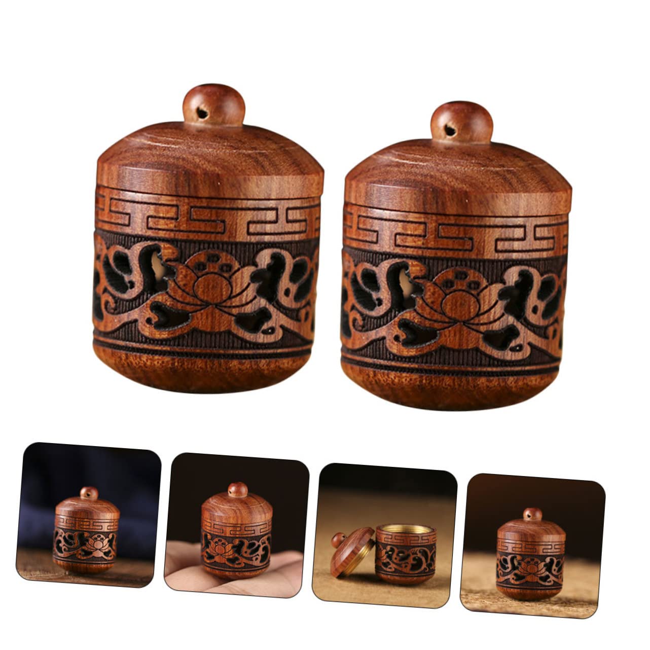 KOMBIUDA 8piezas Botella De Fragrance De Madera Diseño De Lámpara Colgante Decorativo para y para Hogar y