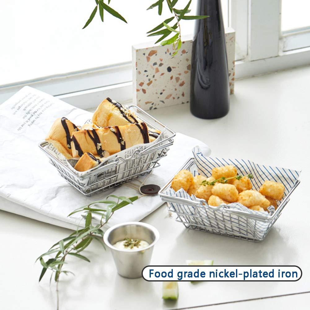 Amazon.co.jp: フライドポテトバスケットスクエアフライヤーバスケット