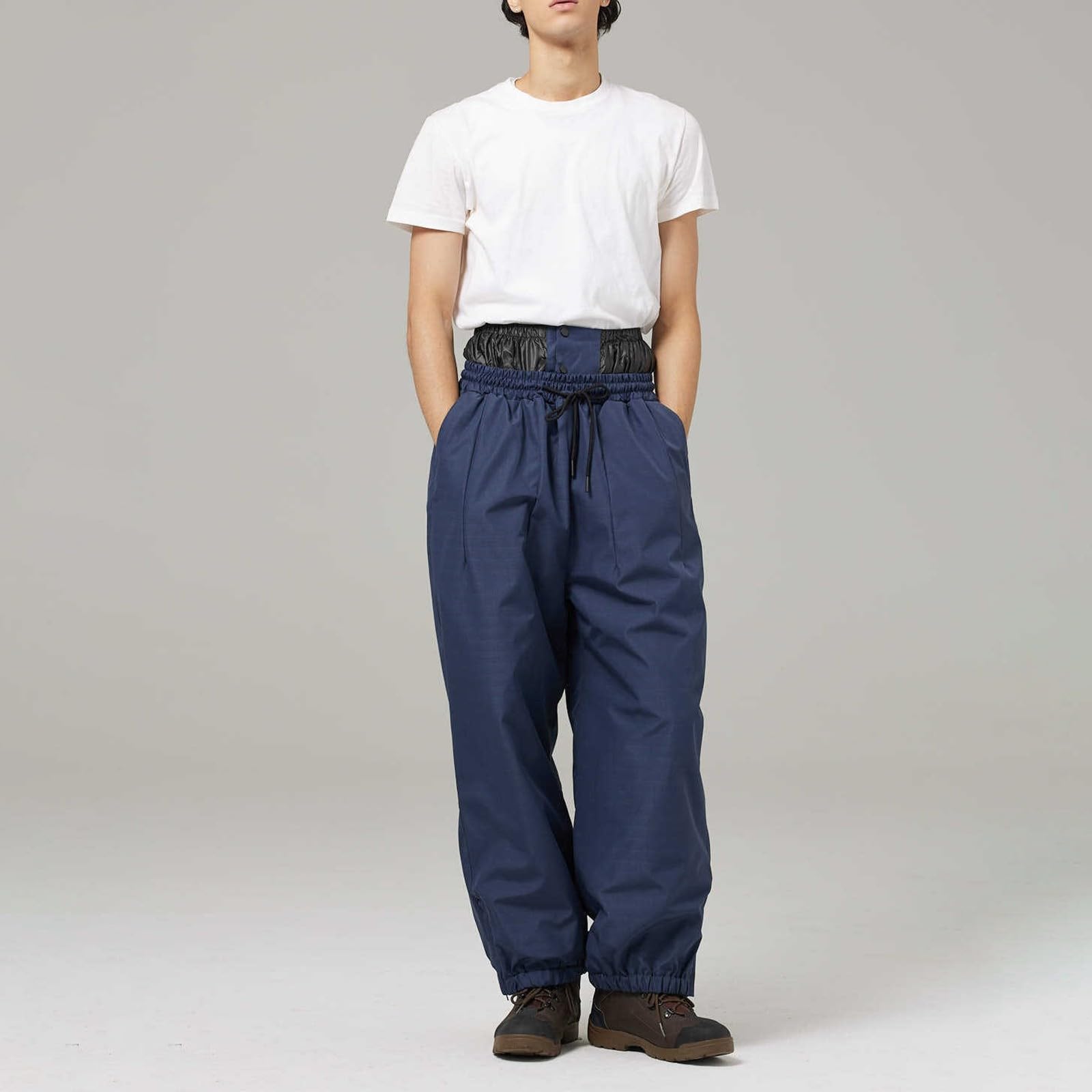 Generico Pantaloni Neve Uomo Imbottiti Pantalone Neve Invernali Baggy Snowboard Pants Caldo Pantaloni Sci Tecnici Salopette Trekking