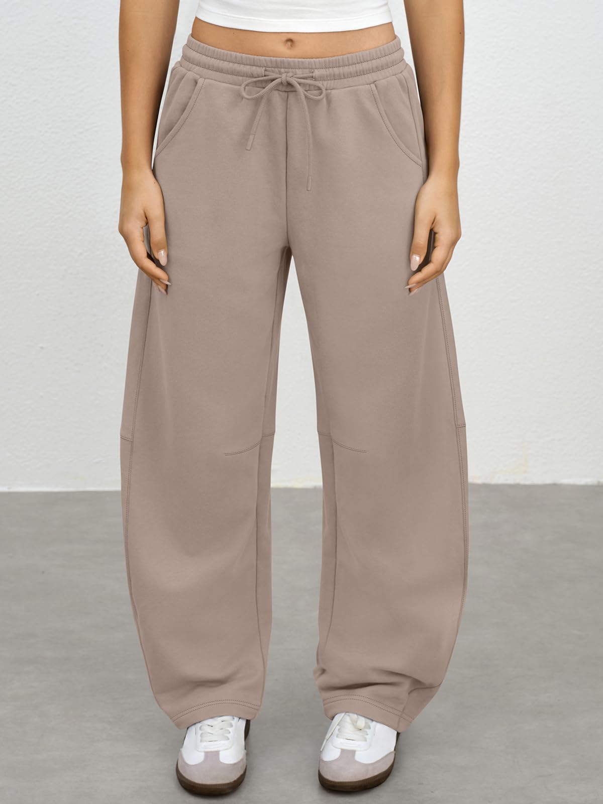 shownicer Jogginghose Damen Baggy Sporthose Weites Bein Sweathose Locker