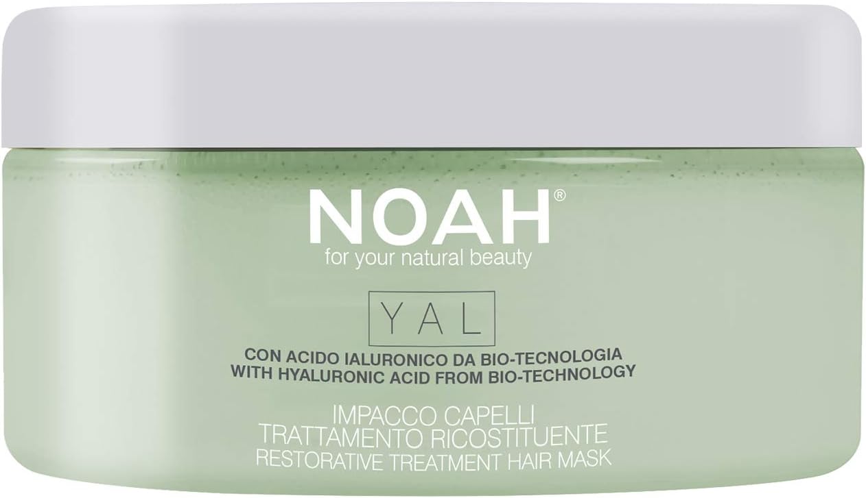 NOAH for your natural beauty Restore Hair Mask, 6.76 fl.oz - Hydrating, Anti Aging Hair Mask with Hyaluronic Acid, Avocado Oil, Coconut Oil extracts, Paraben Free, Deep Hair Conditioner