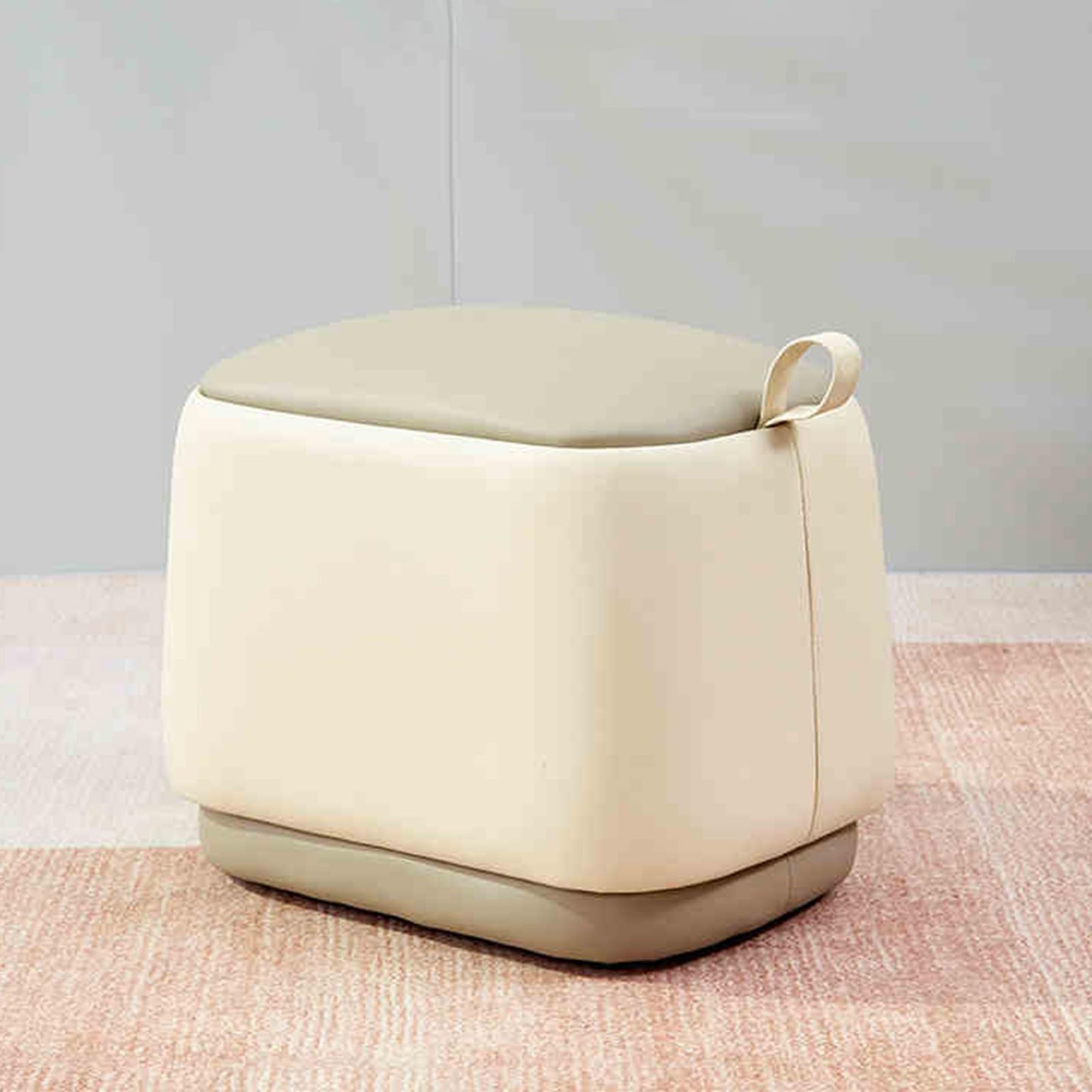 Tabouret portable pour les pieds et assise basse de salon
