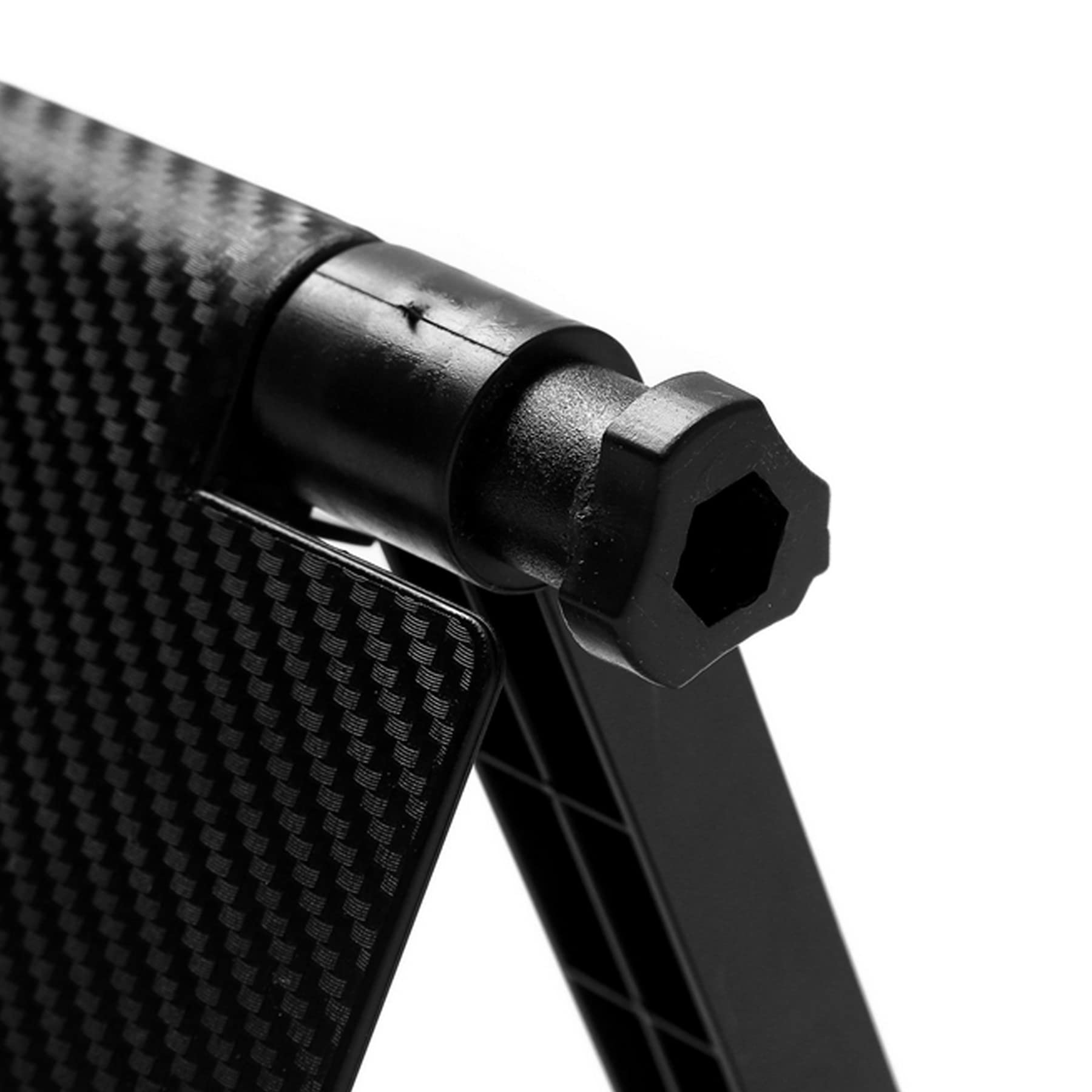 Mensola TV Da Parete 35x16.5cm - Scaffale Sopra Televisione, Porta Oggetti Fino A 2kg, Nero - Foto 3