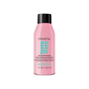 MATRIX Instacure Build-A-Bond Mighty Bonds Shampoo - Bond Repair For Very Damaged Hair, Strengthens, Smooths & Softens with Citric Acid & Squalane, Vegan, Sulfate-Free, Paraben-Free