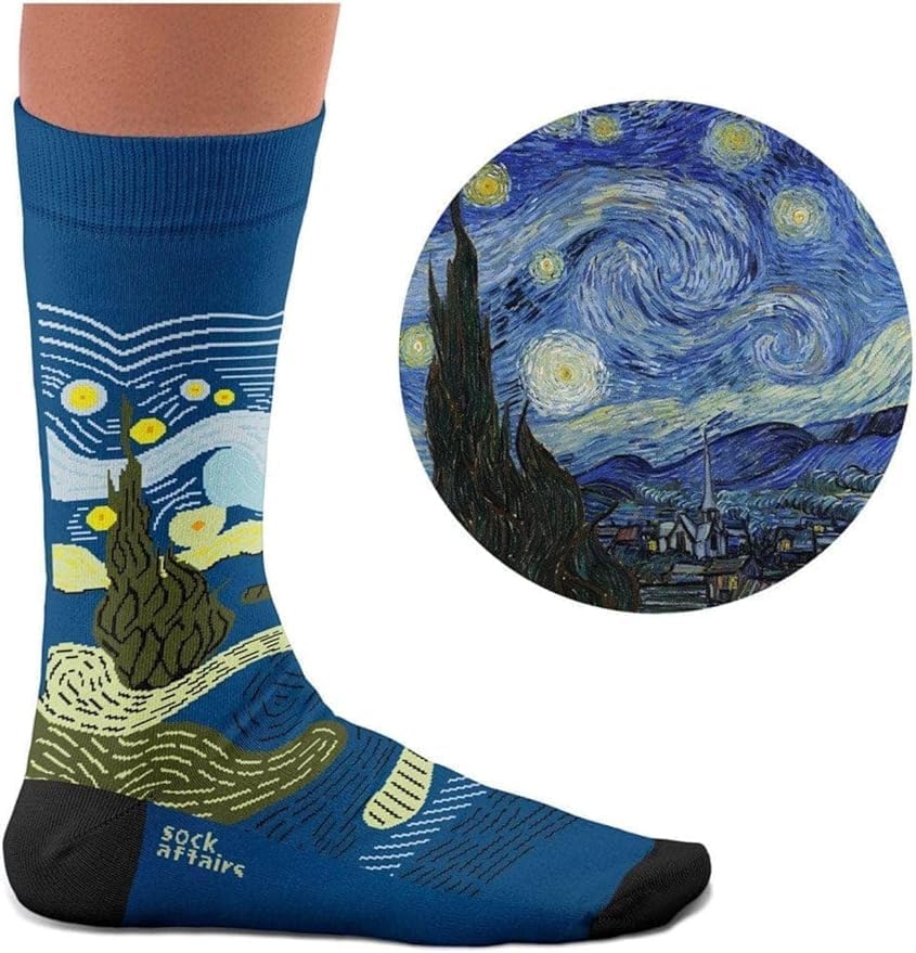 Art Socks – Gifts for Art Lovers, Cotton Socks - Size 8½–12½ - Image 2