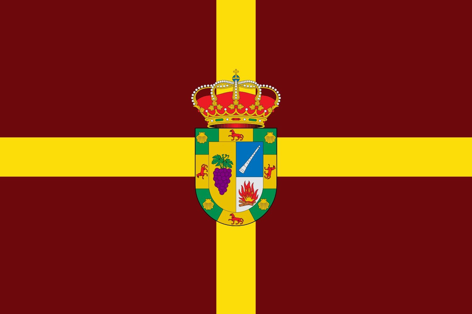 Drapeau Gordoncillo León pour célébrations locales et décoration de façade
