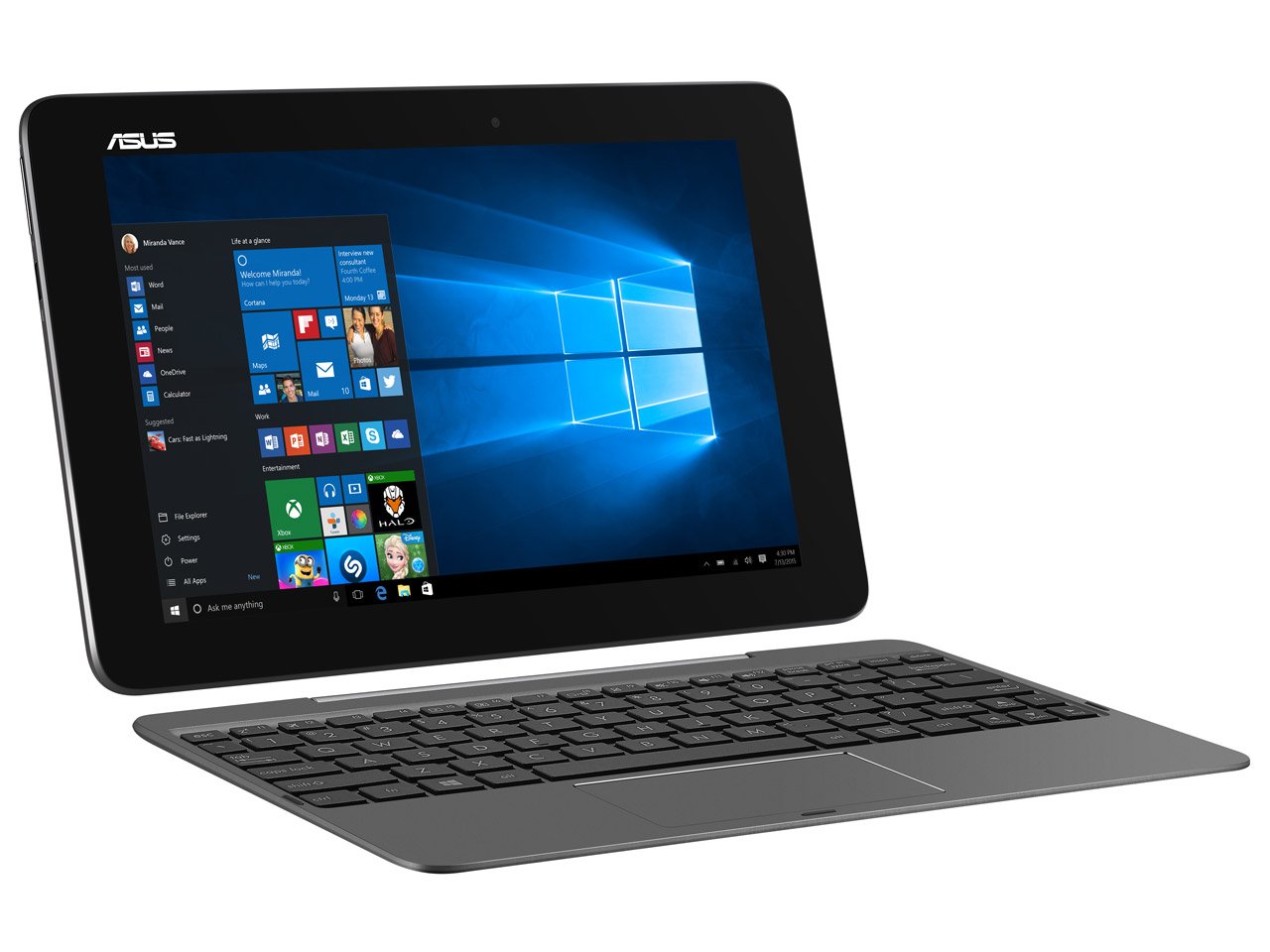 Amazon.co.jp: ASUS 2in1 タブレット ノートパソコン TransBook T100HA 