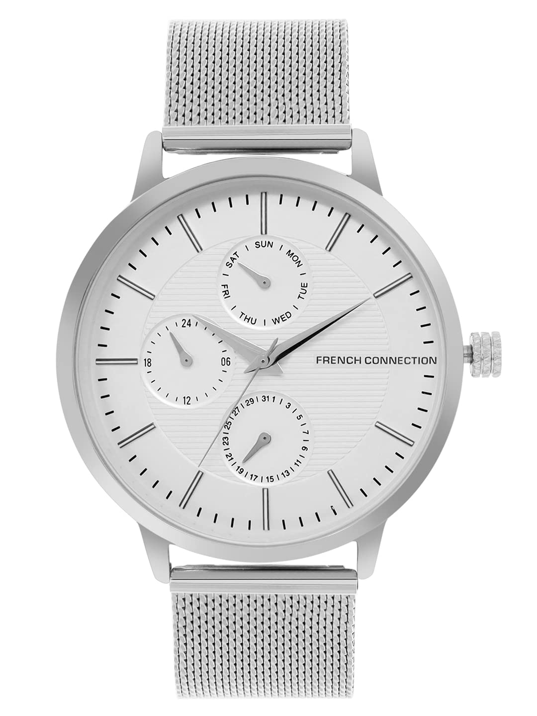 French Connection Analog Silver Dial Mens Watch-FCN00041J (B0BTW75747) Amazon Price History, Amazon Price Tracker
