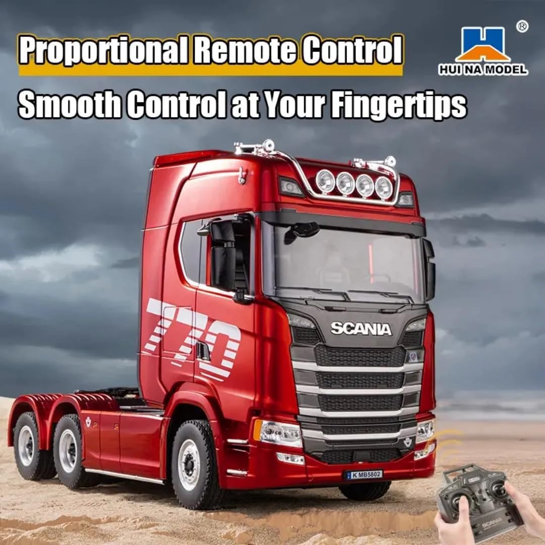 Caminhão Scania 770s V8 de Controle Remoto H1501 - Escala 1:18