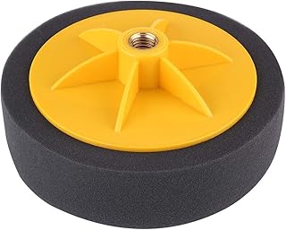 Polishing Pad, 6inch/15cm Sponge Wheel Polishing Waxing Pad Kit Tool Buffing Pads Sponge Replacement for Car Polishing, Waxing, Sealing Glaze (Black)