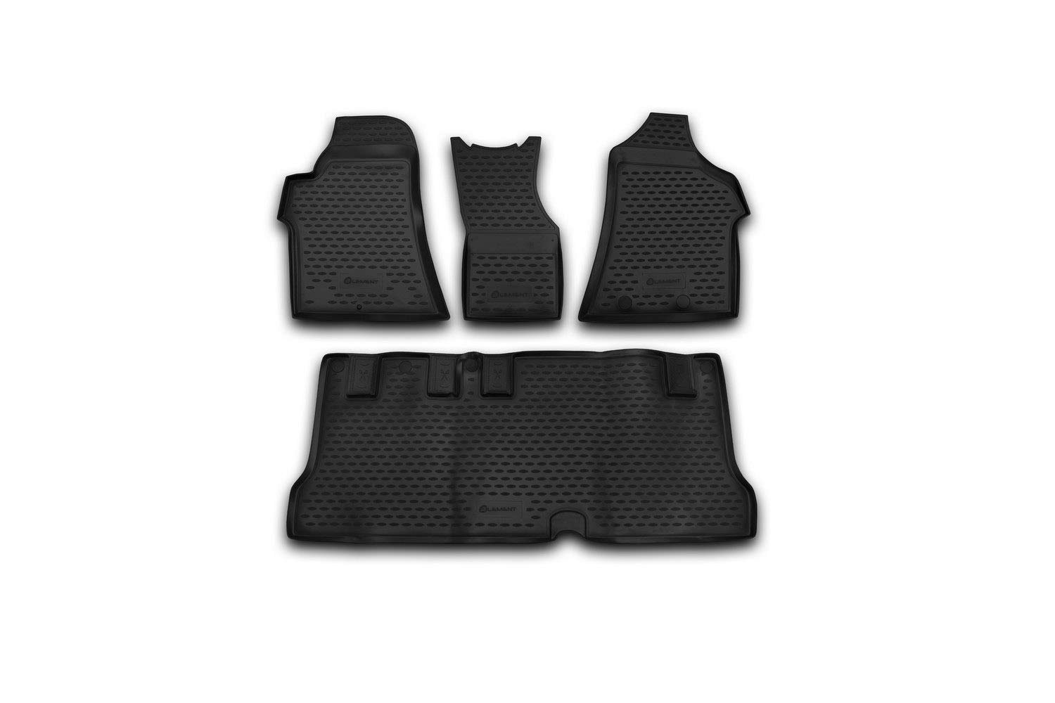ELEMENT Alfombrillas 3D para ŠKODA Karoq 2017- | Familiar | Europa | Sin Caja Asiento | 4 Piezas — view 75