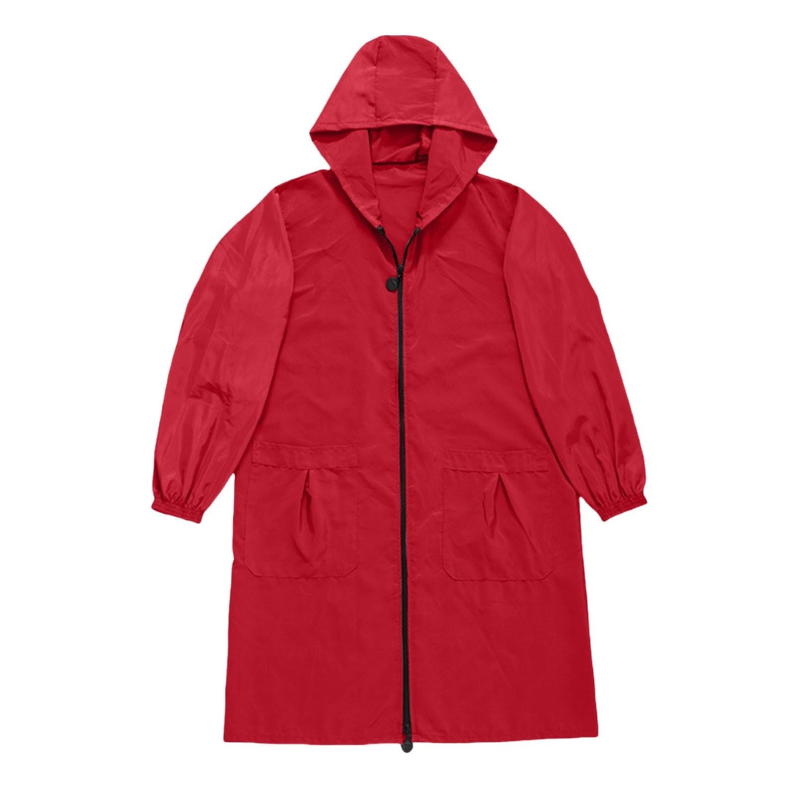 Veste de pluie pour femme, légère, pliable, imperméable, avec capuche, manteau de pluie, veste softshell, veste de vélo, grandes tailles, coupe-vent, veste d'extérieur, coupe-vent, poncho de