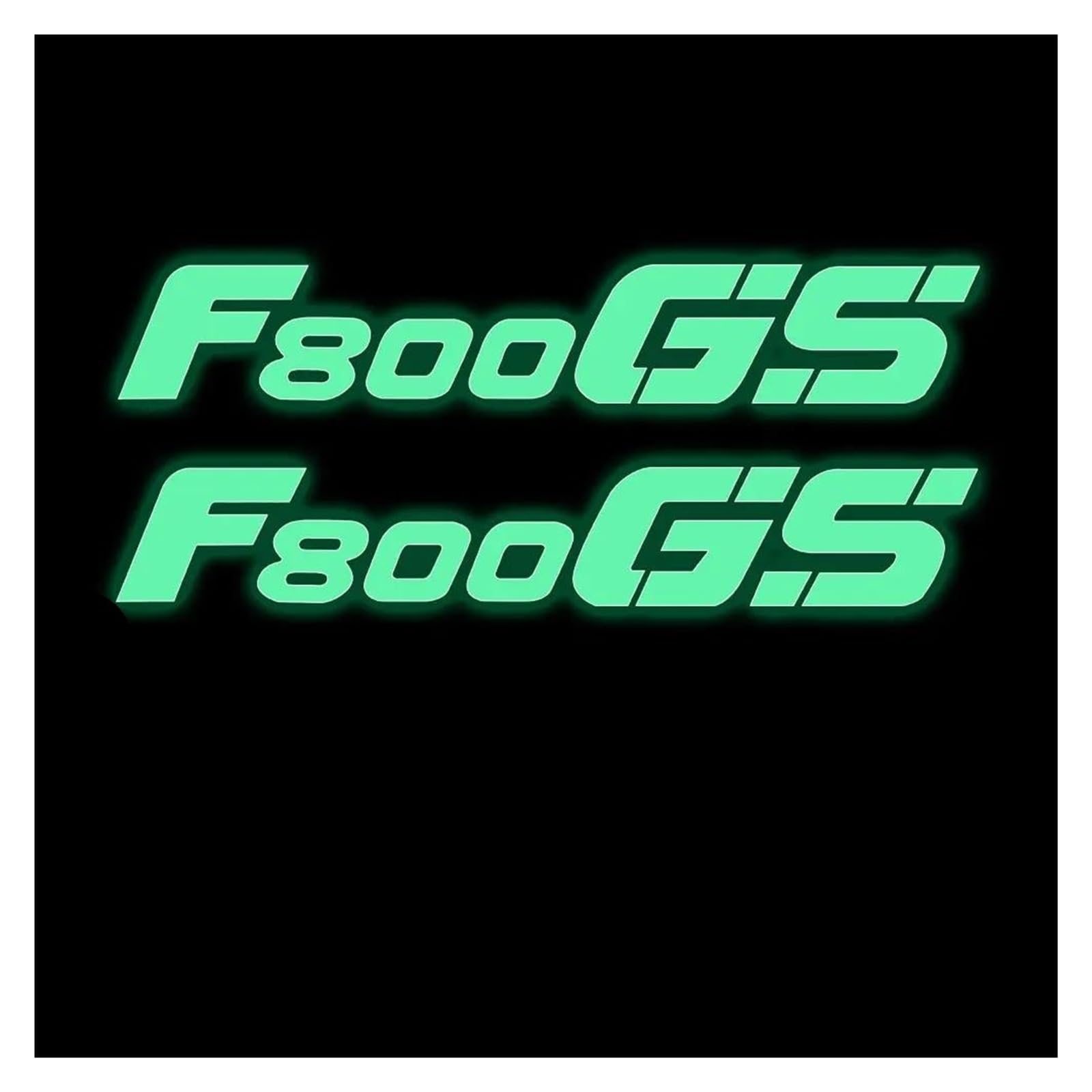 Decoration for BMW F800GS F800 800GS F 800 GS Adventure 2008-2024 Glow Stickers Waterproof Reflection Decals Decoration(Luminous Green)