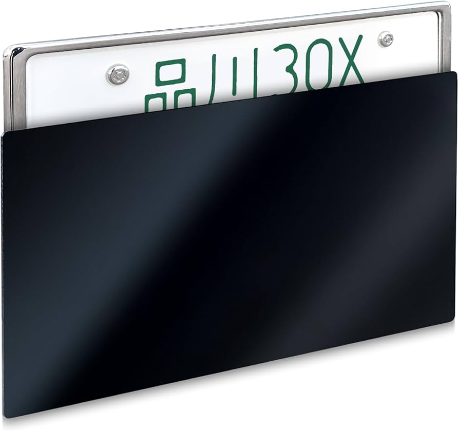 Amazon.co.jp: RAVENEOS 撮影用ナンバープレートカバー (ブラック, 軽