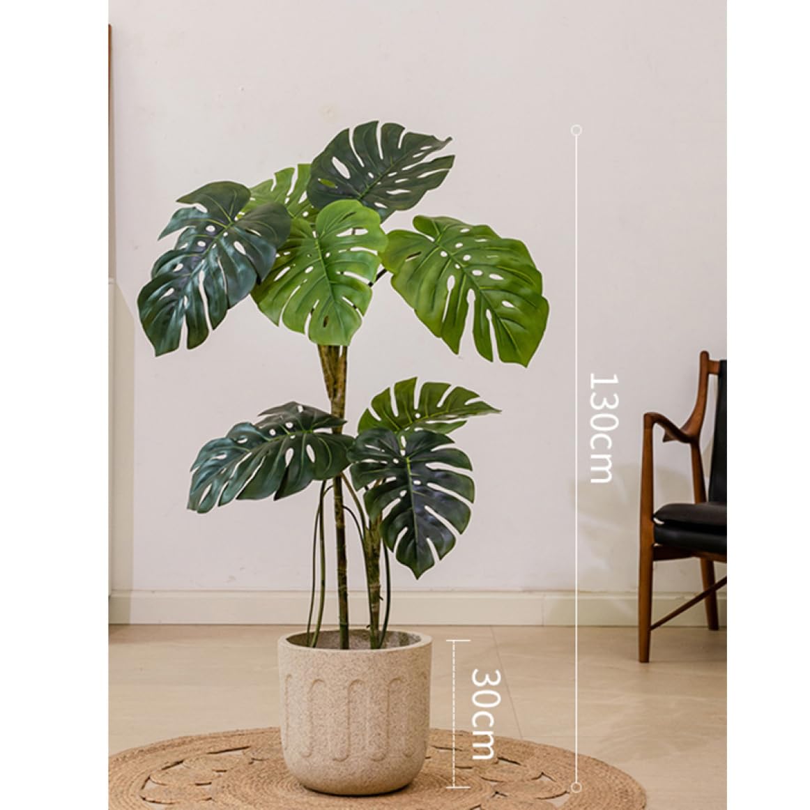 モンステラ 人工観葉植物 約150cm 不二貿易 フェイクグリーン Artificial - Green フェイクグリーン モンステラ – KANADEMONO