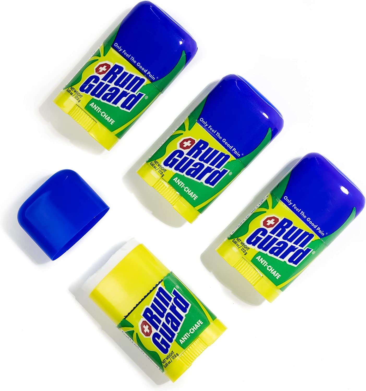 Run Guard Anti-Chafing Stick - Made with 100% Plant-Based Ingredients Plus Beeswax. Works for All Distance Runners from 5K Walks/Runs to 100 Mile