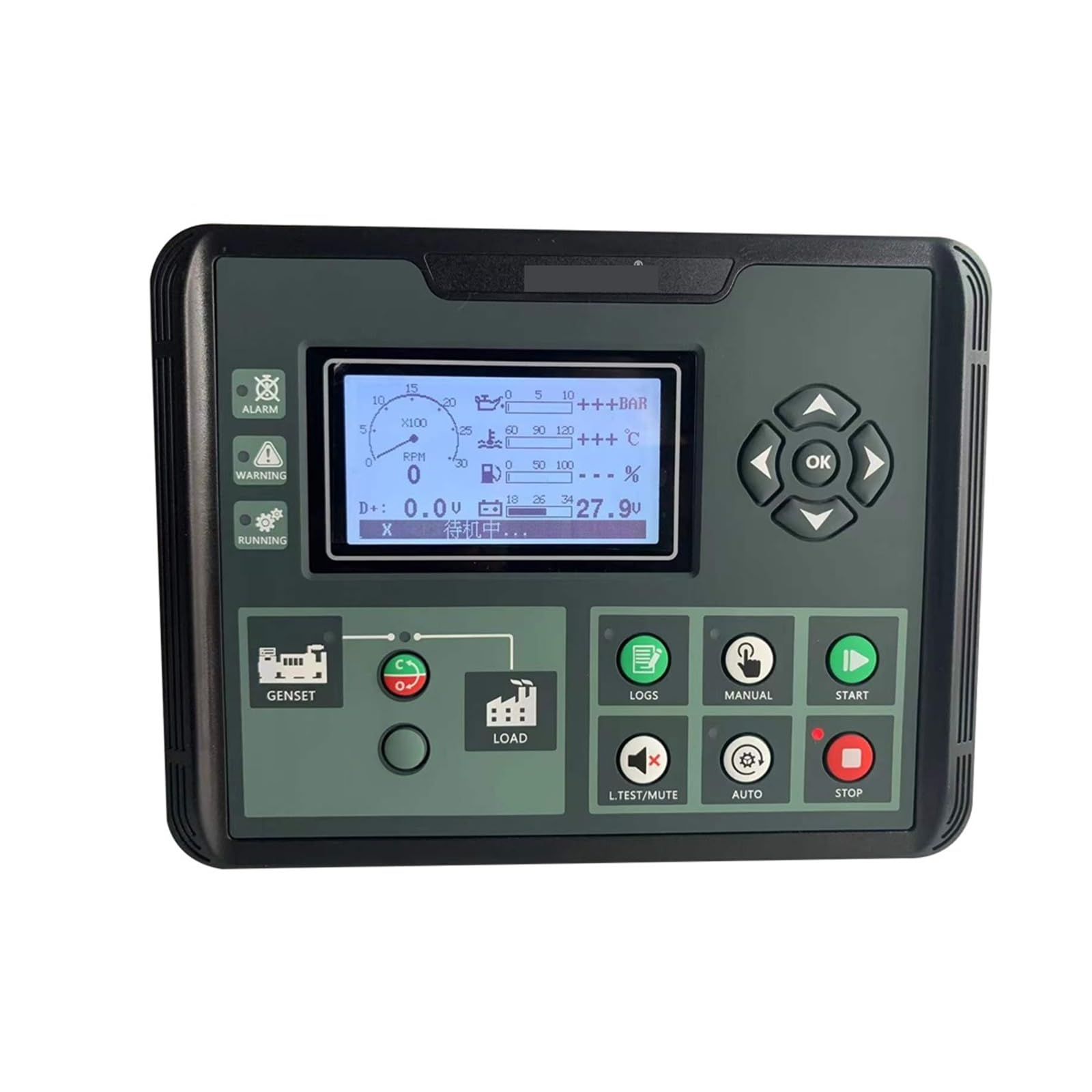 Controlador de generador DC50D Módulo de Control del Conjunto del Motor Panel Modificado Panel de Control Inteligente de Alta Potencia 12 V