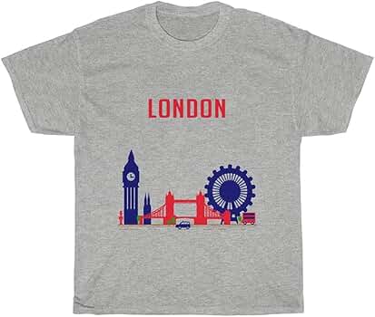 トップス London Scape Asime Tee Amazon.com: London t Shirt, London Tee, London T-Shirt, Gift