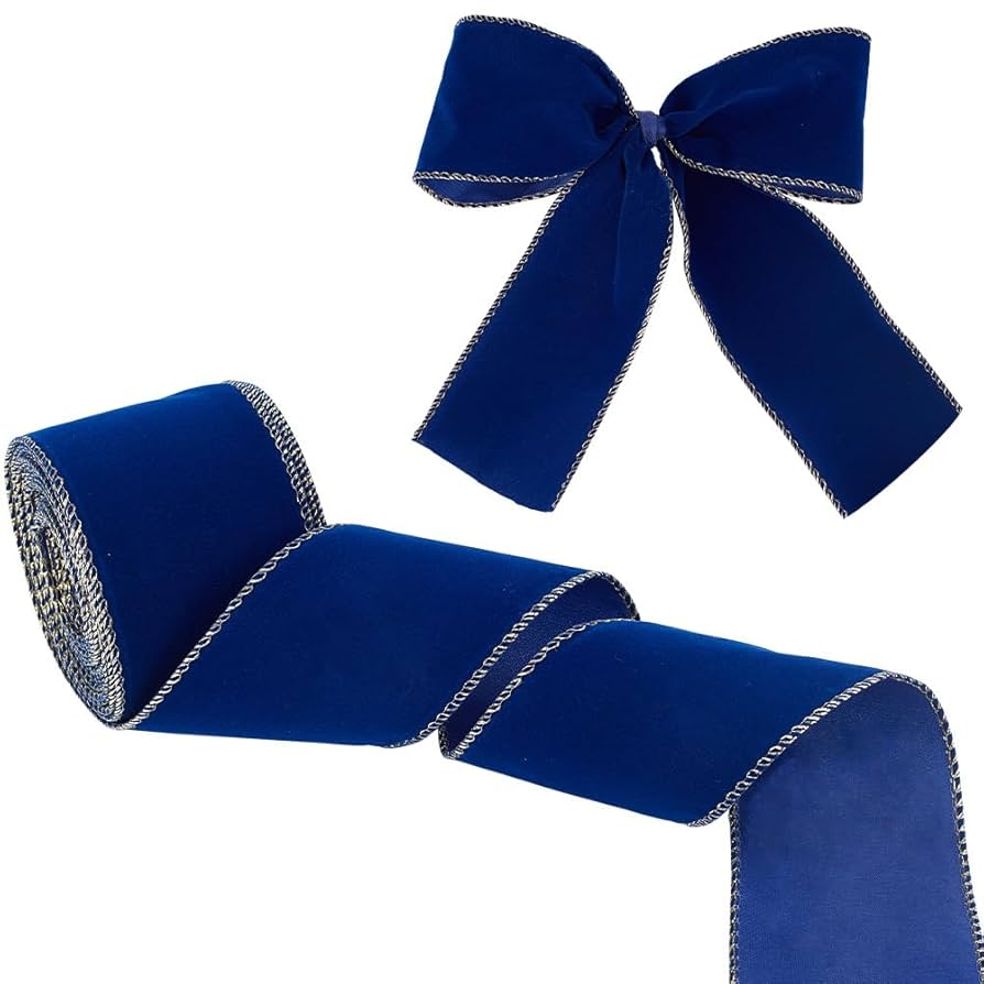 Amazon.co.jp: OLYCRAFT 9.1m ベルベットリボン 幅59~64mm